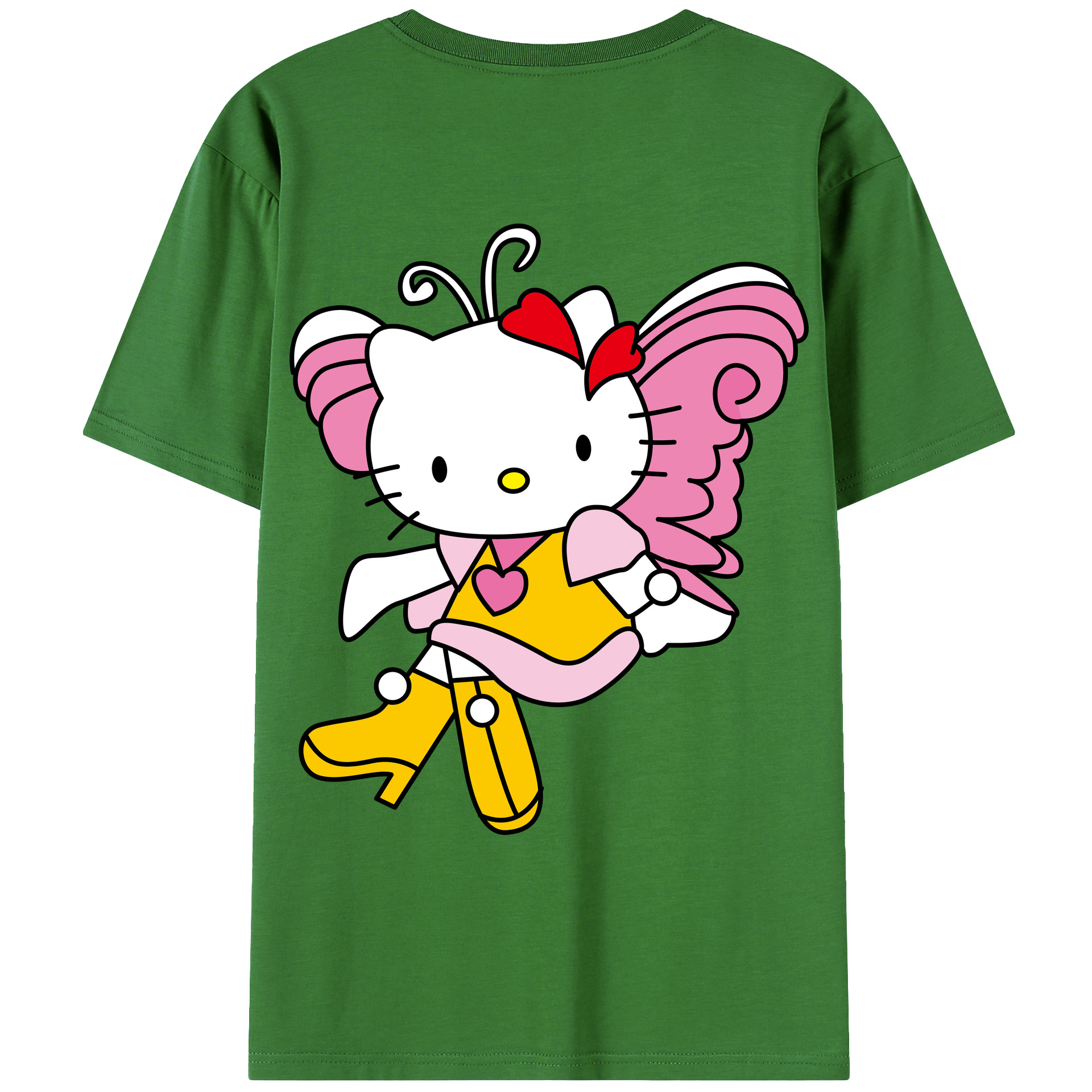（画像用） Hello Kitty ハローキティ レディース半袖Tシャツ(バックプリント)